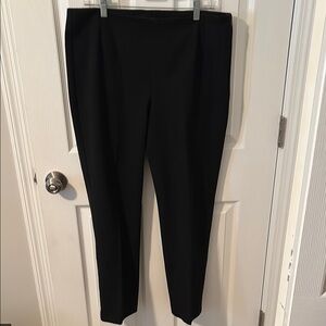 Talbots Black Ankle Cropped Pants